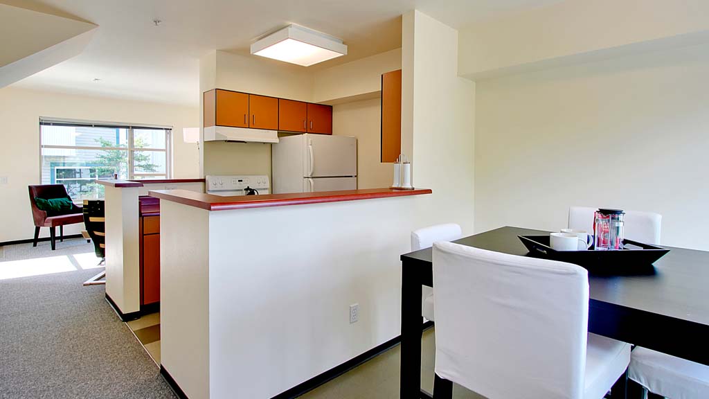 Kitchen and dining room