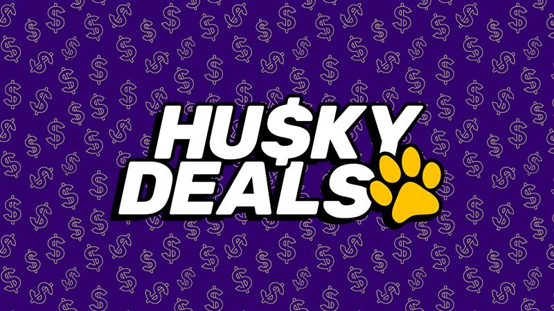 Husky Deals with pawprint