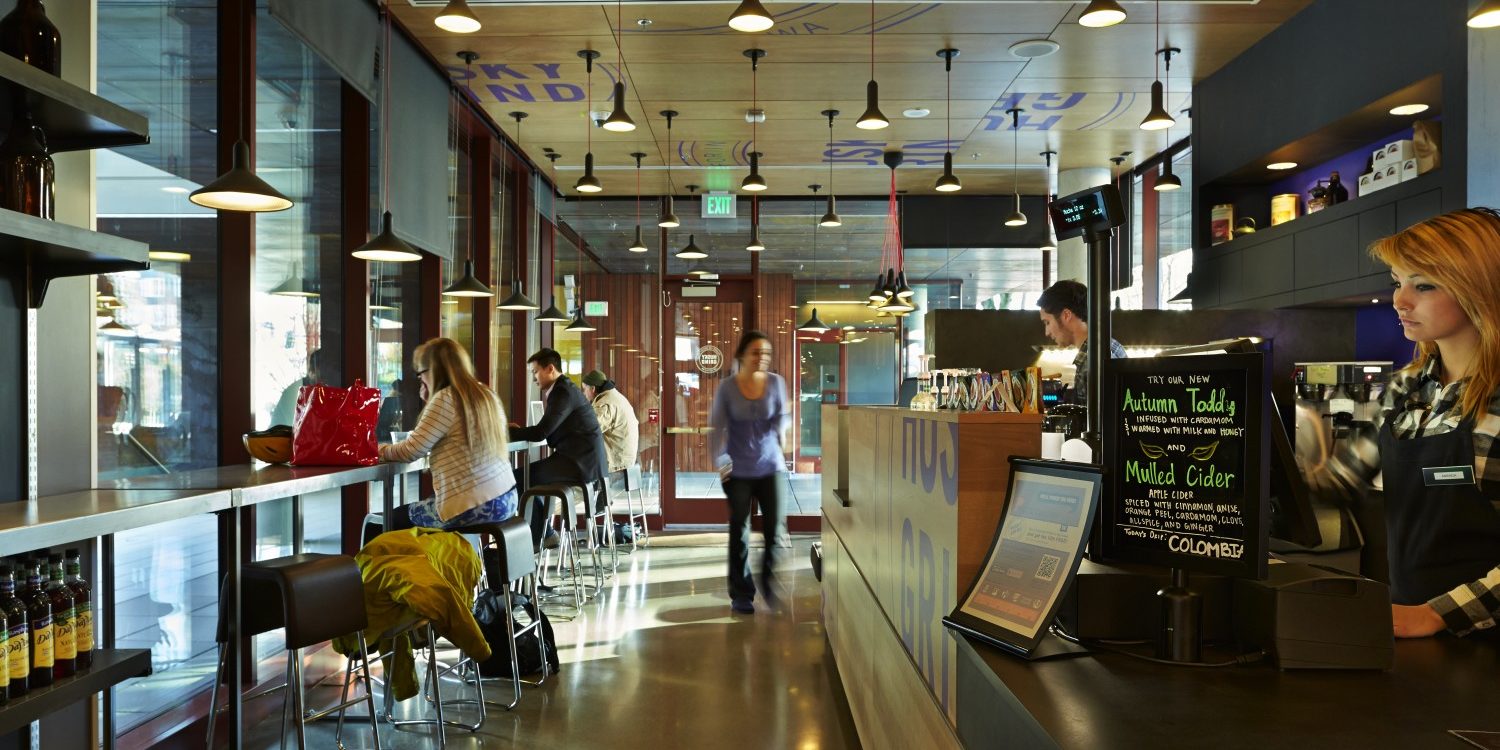 Inside Husky Grind Café