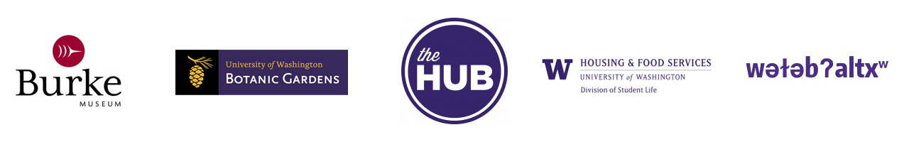 Burke Museum, UW Botanic Gardens, The Hub, Housing & Food Services, Intellectual House