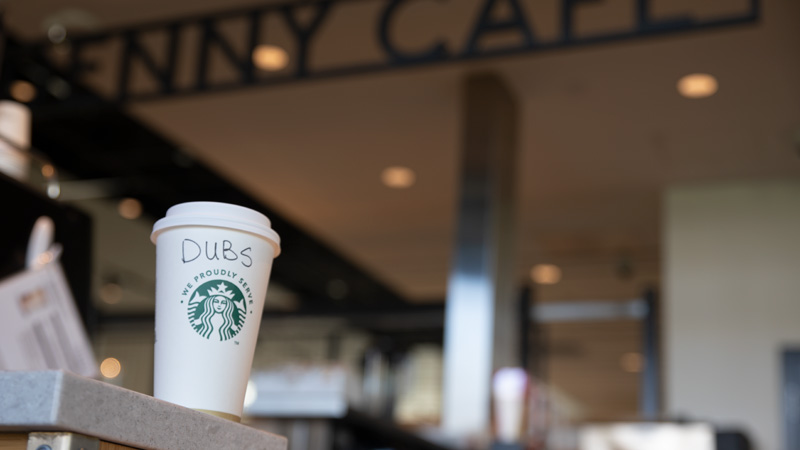 Denny Cafe proudly serves Starbucks Coffee