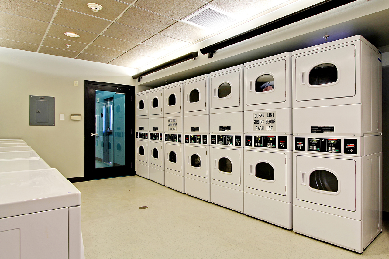 Nordheim Court shared laundry room