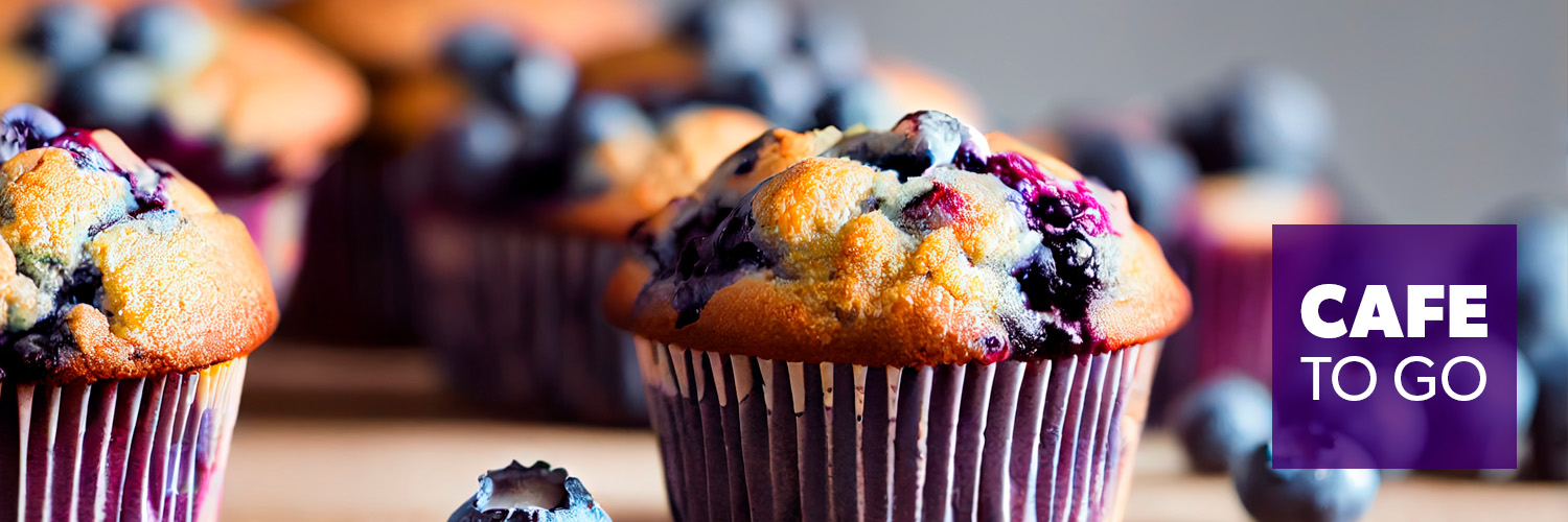 Blueberry muffins for Cafe to Go