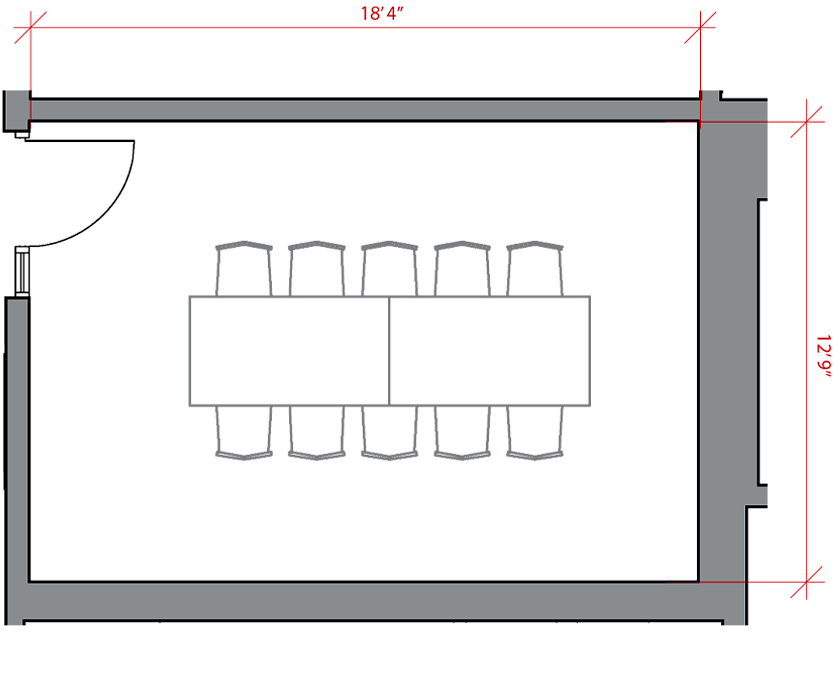 Image of Spratlen Hall 305, Room Set "Standard"