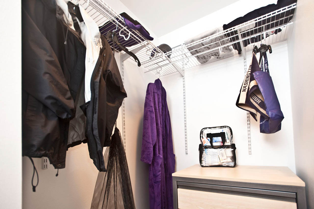 Cedar Apartments bedroom closet