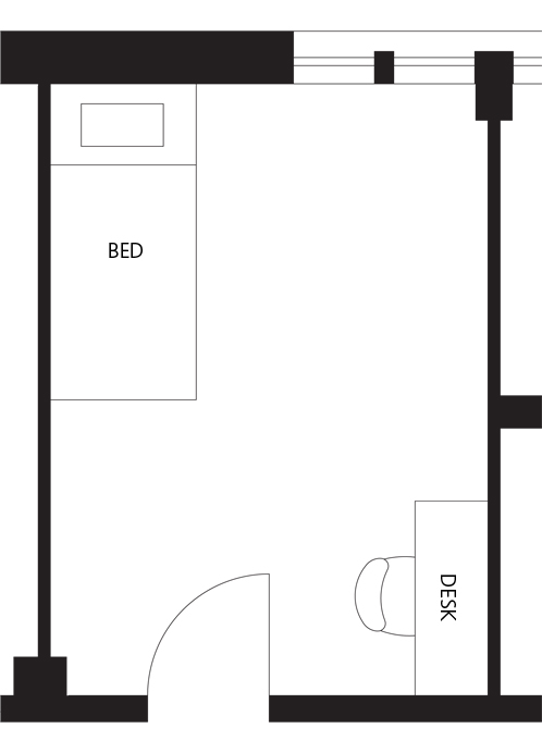 Image of Hansee Hall Single Floor Plan