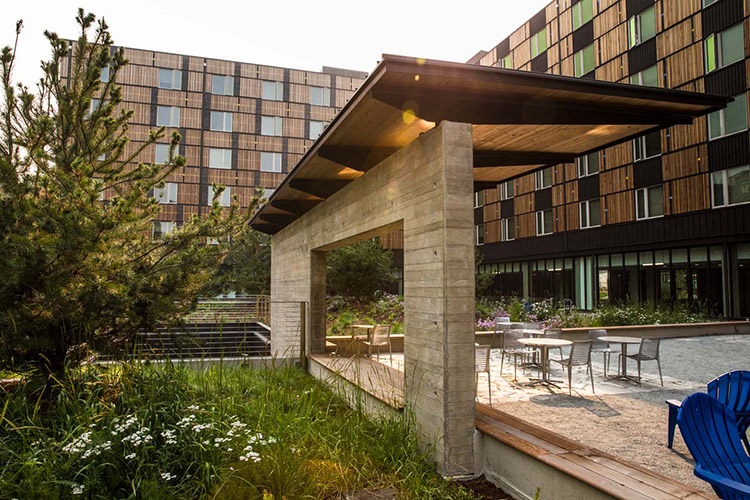 Oliver Hall terrace